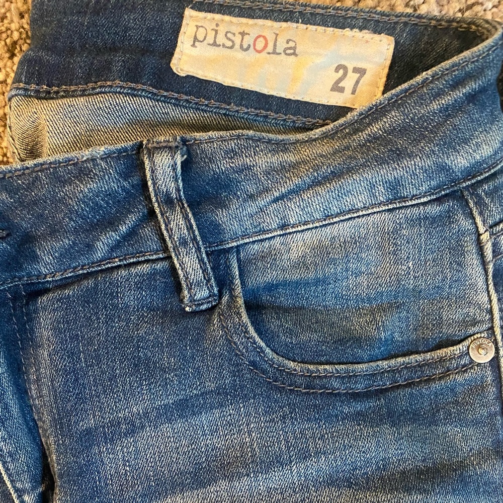 Pistola distressed skinny Jeans